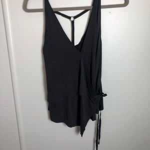 Free People Tank Top Blue Size XS Side Tie